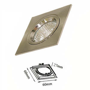 Downlight Frames: U3016S-MCH/WH  MR11 Globe Downlights Frames