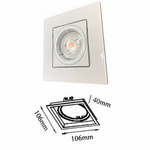 U3036-WH GU10 & MR16 Globe Downlights Frames