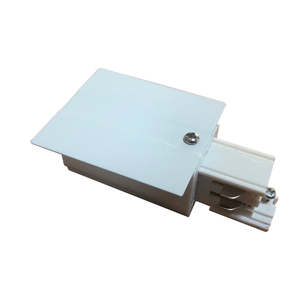 UTRK4W-RSLIVEEND-BLK/WH   Live end for power feed into recessed