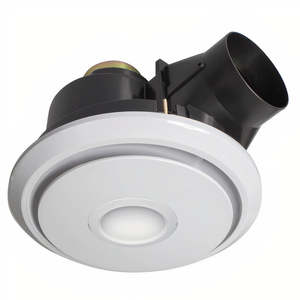 UMXRD8LED-WH   FONTE Round Exhaust Fan with LED Lights