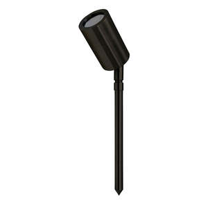 UBT9011-BLK/CP/SS  Plain Black adjustable spike light