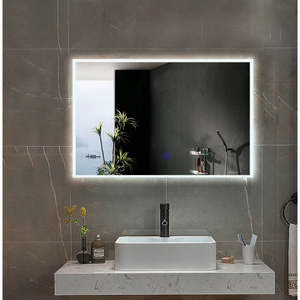 Led Mirror Lights: UMRR-HRT1180   Frameless  Horizontal LED mirror light with demister