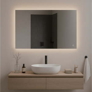 Led Mirror Lights: UMRR-HVRT-B-900CLR   RADIANT Rectangular LED Mirror Light