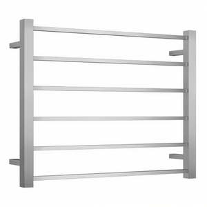 UTR-SQ6-CH/BLK/WH/GM    Square metal heated towel rail