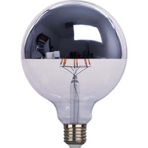 UG125R-CH-LED-8W-DIM   G125 Crown Chrome LED bulb