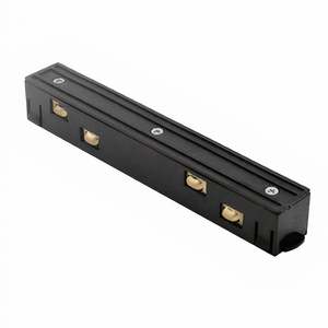 UMAGSL-LIVE-STRAJOINER-BLK   Mini magnetic track live straight joiner