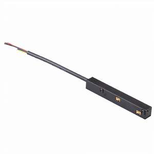 Slim Magnetic: UMAGSL-LIVEEND-BLK Mini magnetic&nbsp; track live end with 170mm tail