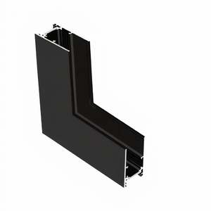 Slim Magnetic: UMAGSL-INCORNER-BLK    Mini magnetic wall L black  corner joiner