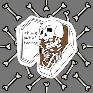 Travel Stickers: Thinker