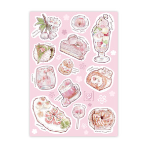 Sakura Foods: Sakura Foods A6 Sticker Sheet