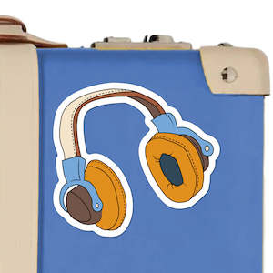 Travel Stickers 1: Headphone