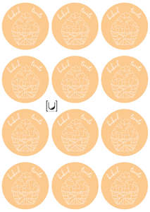 Baking - Muffin Sticker Sheet