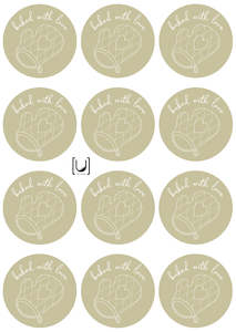 Baking - Mittens Sticker Sheet