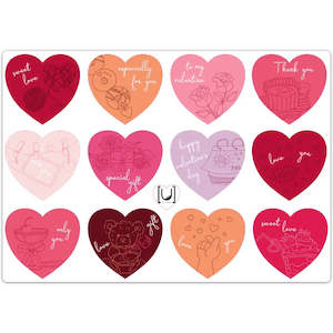 Sticker Sheets: Valentine Gifting Stickers