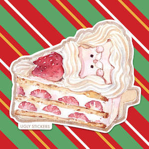 Christmas Collection: Santa Strawberry Cream Cake