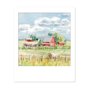 Insta Memory - Red Farm House