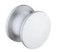 Push Button for Push Locks - Chrome Plated Matt Plastic