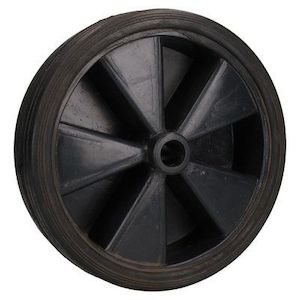 Chassis & Towing: Jockey Wheel Spare Plastic Wheel with Soft Rubber Tyre