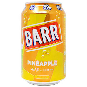 BARR Pineapple Drink (No Sugar) 330ml