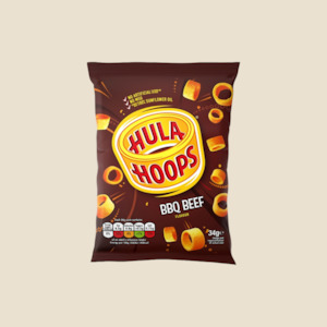 Hula Hoops BBQ Beef 34G
