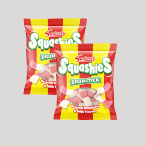 Swizzels Squashies Raspberry & Milk 120g (Multi-deal)