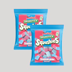 New: Swizzels Squashies Bubblegum 120g (Multi-deal) (BB:1/10/25)