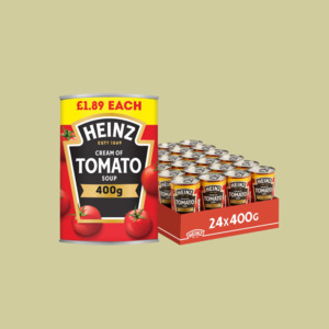 Heinz Classic Tomato Soup 400gx24 Carton (BB: 30/11/25)