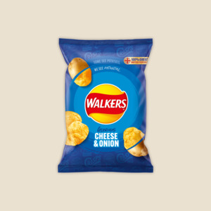 New: Walkers Glorious Cheese & Onion 32.5g