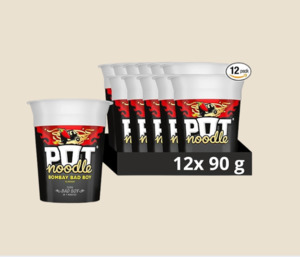 Pot Noodle Bombay Bad Boy 90g x 12 Pack (BB: 31/3/26)