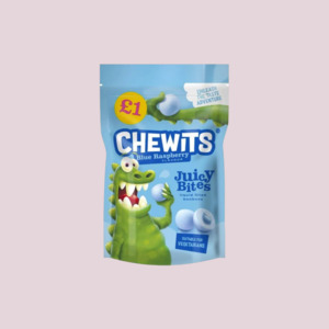 Chewits Blue Raspberry Juicy Bites 115g