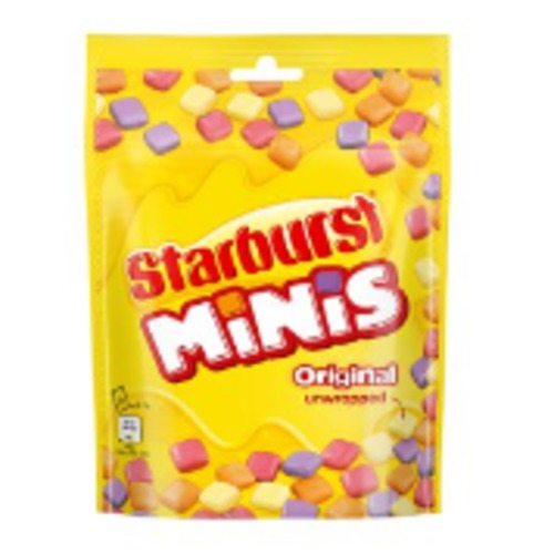 Vegan Confectionery: Starburst Minis Original Sweets 137g