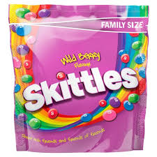 Vegan Confectionery: Skittles Wild Berry 136g