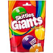 Vegan Confectionery: Skittles Fruits Giants 132g
