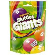 Vegan Confectionery: Skittles Crazy Sours Giants 132g