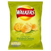 Vegan Crisps: Walkers Pickled Onion 32.5g BBD 9/11/24