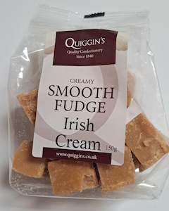Fudge: Quiggin's Creamy Smooth Fudge Irish Cream 150g