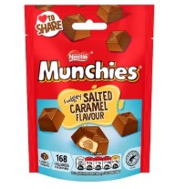 Products: Nestle Munchies Fudgey Salted Caramel Fudge 97g BBD 31/2/26