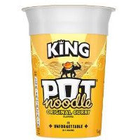 Products: Pot Noodle King Size Original Curry 114g BBD 31/12/26