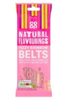 Vegan Confectionery: Co-op Fizzy Rainbow Belts 65g