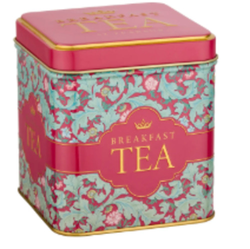 Souvenirs Gift Vouchers: New English Teas - Pink Leaves Design - Breakfast Tea