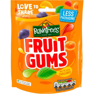 Sweets: Rowntree's Fruit Gums Pouch 150g