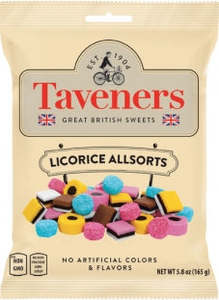Taveners Liquorice Allsorts 165g