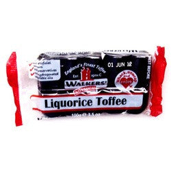 Walker's Nonsuch Liquorice Toffee Bar 100g