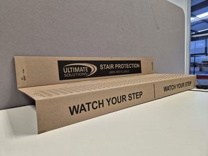 Door And Edge Protection: Cardboard Stair Protection – 10 Pack