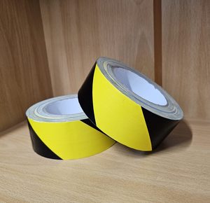 Products: Hazard Tape Black / Yellow 48mm x 25m