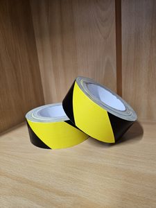 Products: Hazard Tape Black / Yellow 48mm x 25m