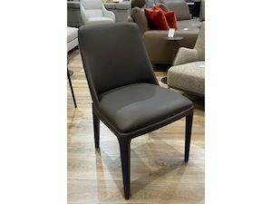 Clearance: Felix chair WAS $2075ea NOW $1100 - only 1 x left Grey/Brown leather