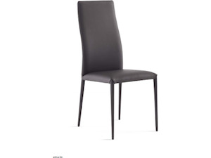 Clearance: Altea Stitch light grey leather chair WAS $1545ea -  NOW $8800 for x 8