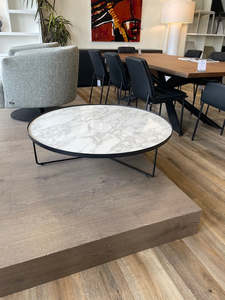 Billy Keramik coffee table by Cattelan Calacatta/ black $2730 -  NOW $1775 FLOORSTOCK only