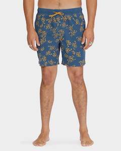 Boardshorts: Sundays Layback Boardshorts - Dark Navy